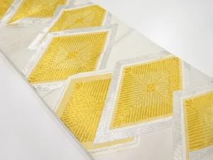アンティーク　松菱模様織り出し袋帯（材料）